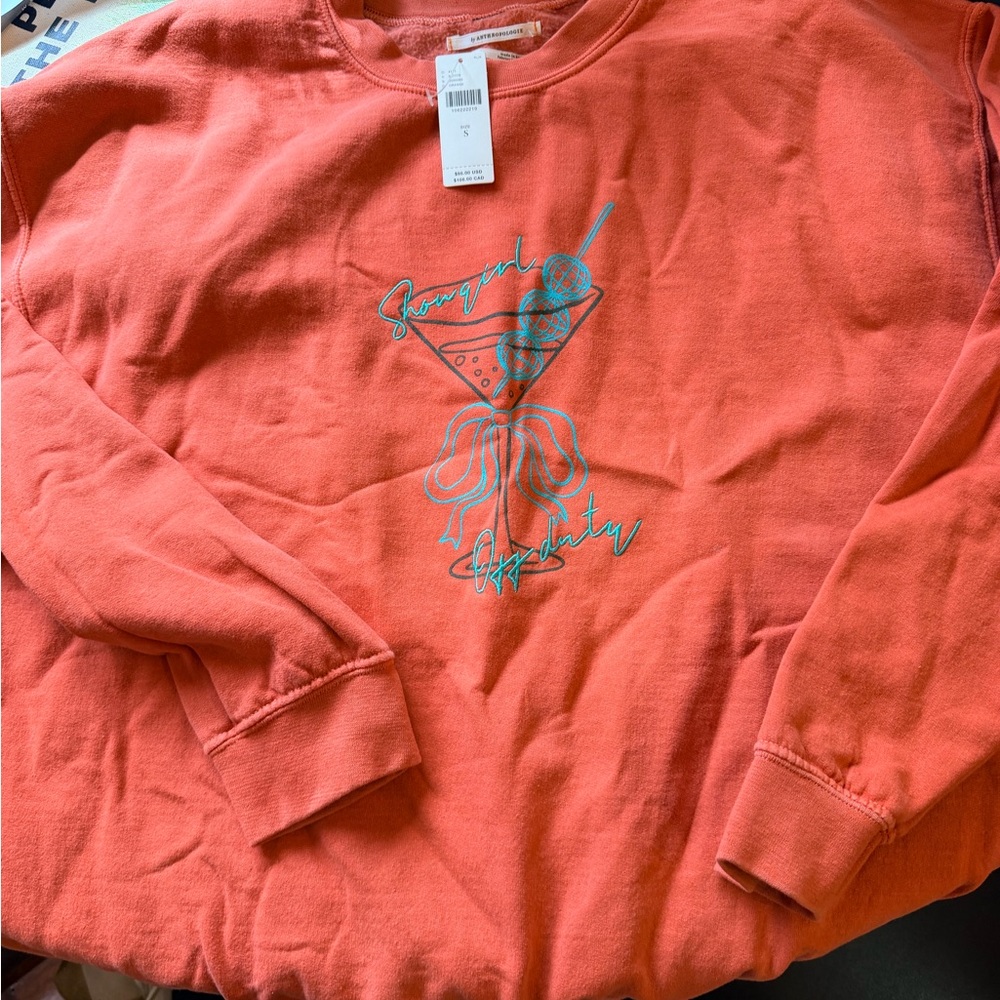 Showgirl off duty Anthropologie Sweatshirt
